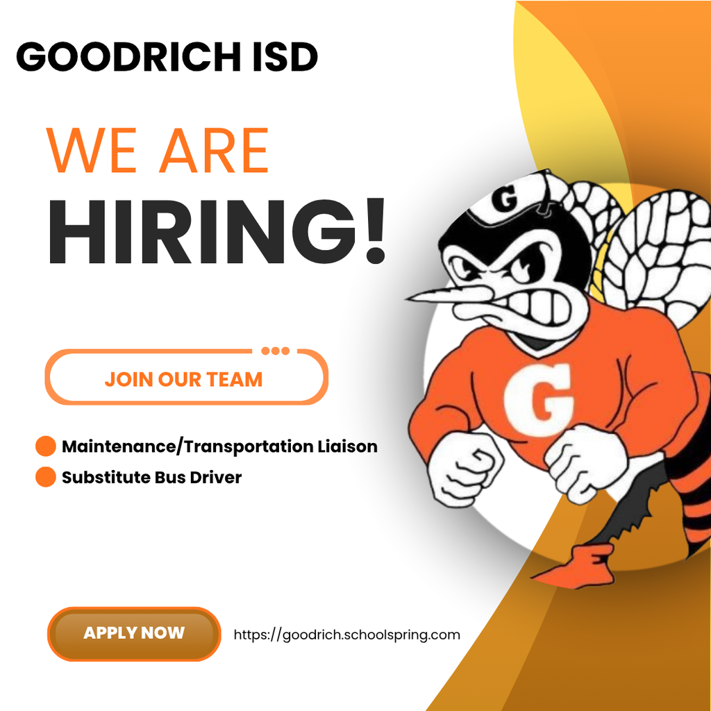 Goodrich ISD Career Opportunities