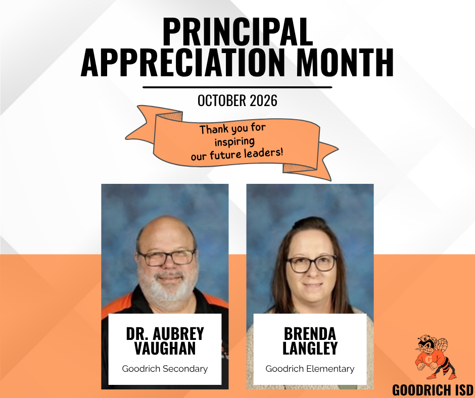 🧡🐝 Happy Principal Appreciation Month! 🐝🧡 We are so thankful for Dr. Vaughan and Mrs. Langley and all they do for our students, staff, and families. Your leadership, dedication, and genuine care for our Hornet family make a difference every day.