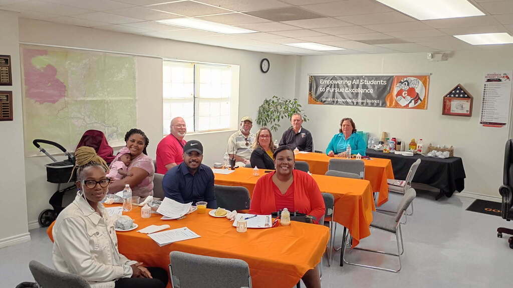 This morning, Goodrich ISD Superintendent Mr. Daniel Barton and our leadership team had the privilege of welcoming local leaders and pastors for breakfast and a roundtable discussion. Together, we shared district updates, celebrated our progress, and discussed ways to better support our students, families, and community. Our guests also toured the district, where they saw firsthand the great things happening in our schools, including the implementation of the Goodrich 17. Thank you to everyone who joined us and shared their ideas. We appreciate your time, partnership, and commitment to our students.