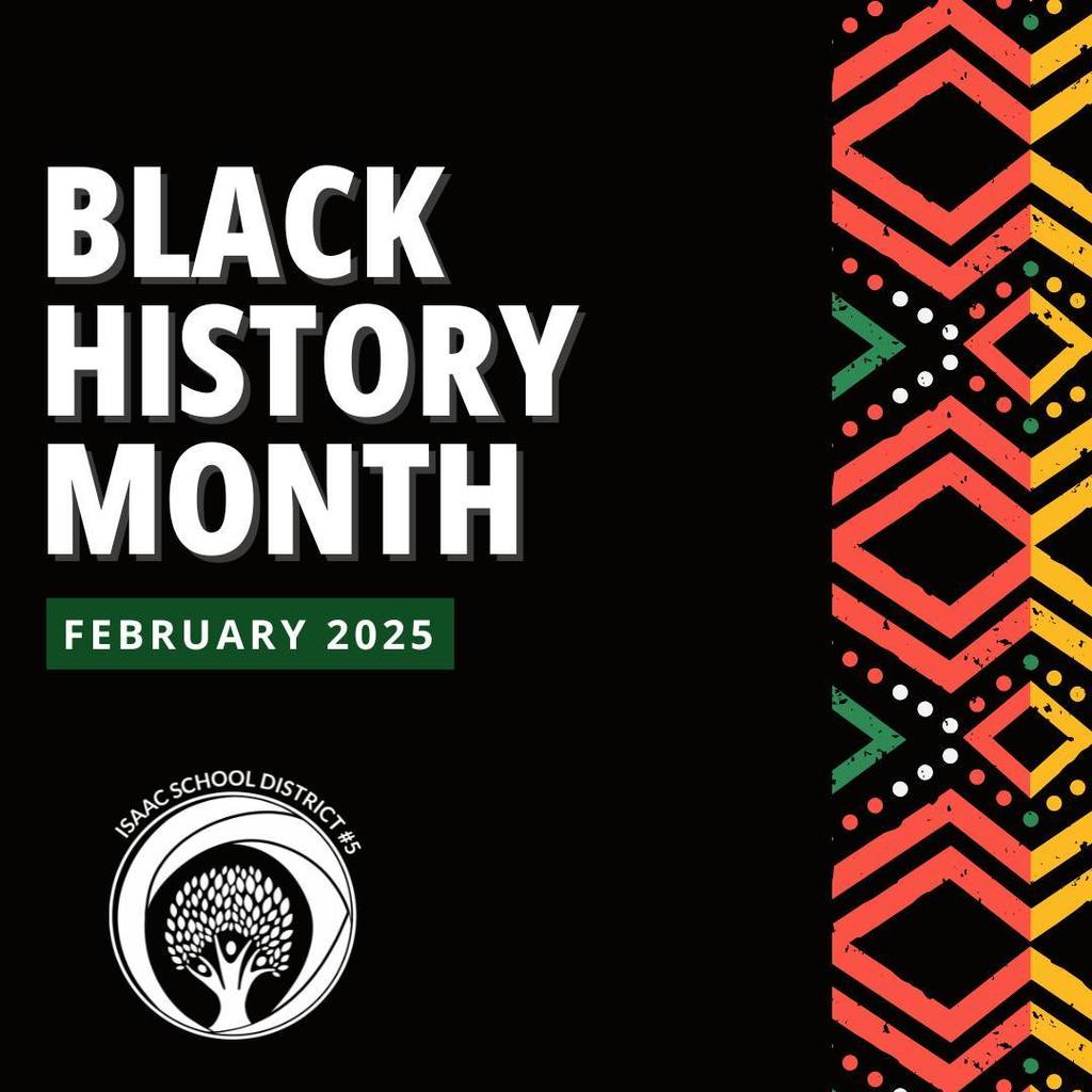 Black History Month - February 2025 graphic.