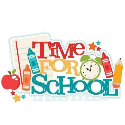 Time for school.