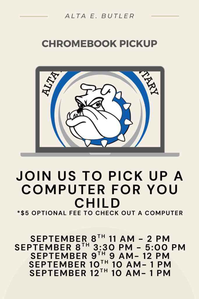 Chromebooks available please read for more information.