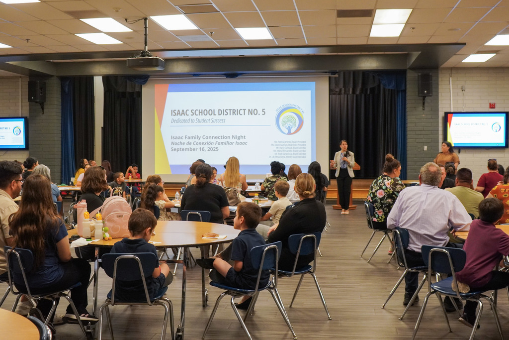 Family Connect Night at Isaac Middle School