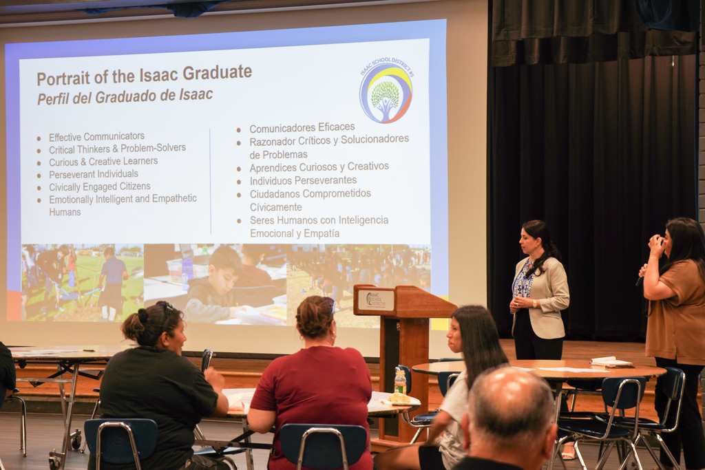 Family Connect Night at Isaac Middle School