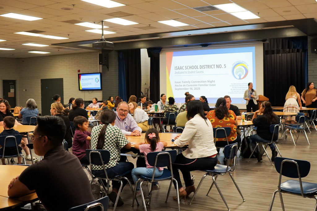 Family Connect Night at Isaac Middle School
