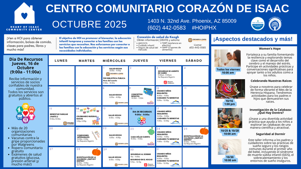 October Calendar