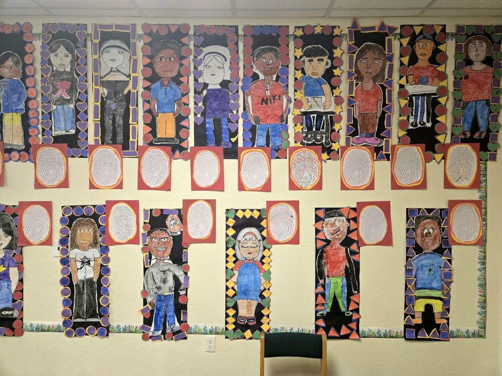 Art created by K-5 Students at Pueblo Del Sol
