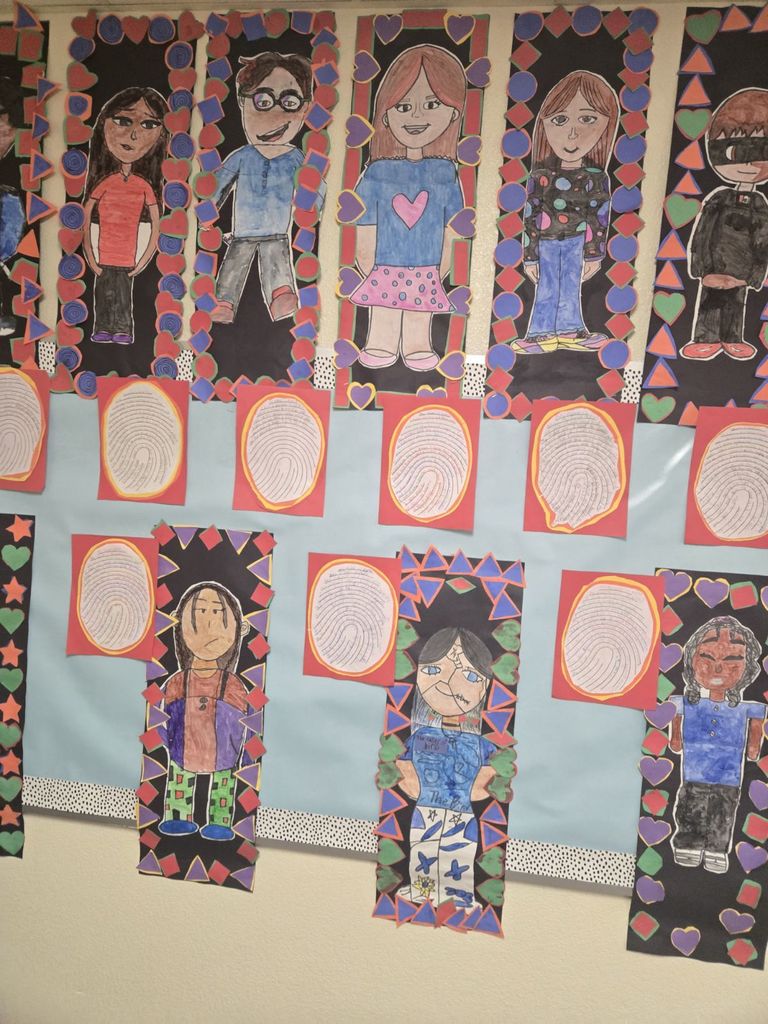 Art created by K-5 Students at Pueblo Del Sol