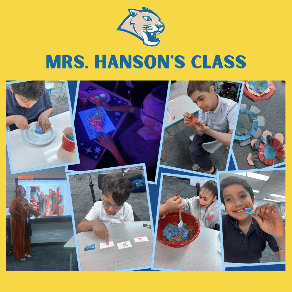 Students in Ms. Hanson’s classroom have been celebrating Hispanic Heritage Month in vibrant ways! Guests visited the class to lead fun cooking lessons featuring produce from Mexico, Guatemala, and beyond. The room came alive with the sounds of Cuban music and the animals of Latin America’s rainforests as students explored new countries each week.  They wrapped up their celebration with an early Día de los Muertos activity — Glow-in-the-Dark Sugar Skull painting and creative reports about their favorite countries — a perfect way to end Hispanic Heritage Month 2025!