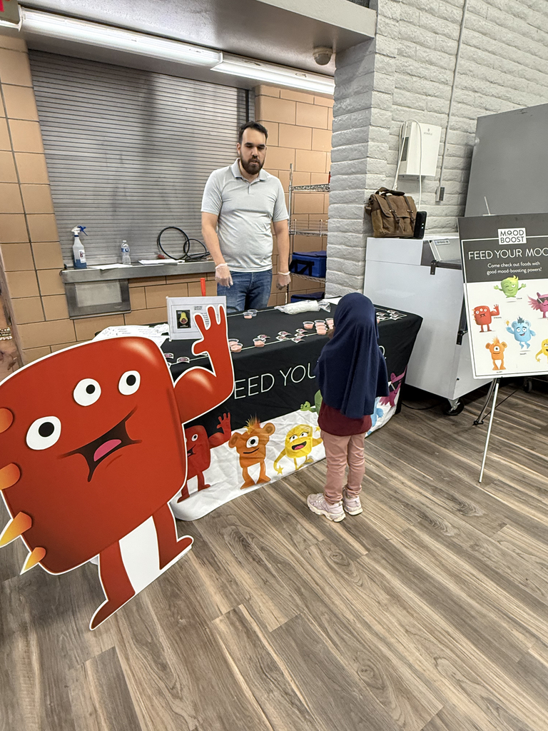 Chartwell came to visit and shared smoothies for the students.