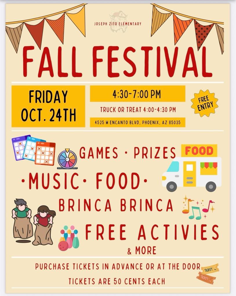 Fall Festival flyer. 