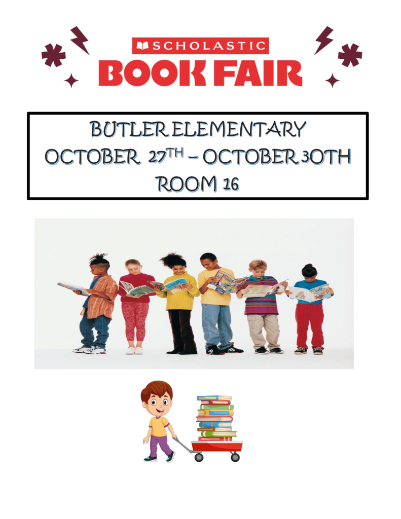 We invite all students to shop in the Butler Book Fair on Friday, October 24th during the Festival in the library.  ¡Invitamos a todos los estudiantes a comprar en la Feria del Libro de Butler el viernes 24 de octubre durante el festival en la librerĂa.