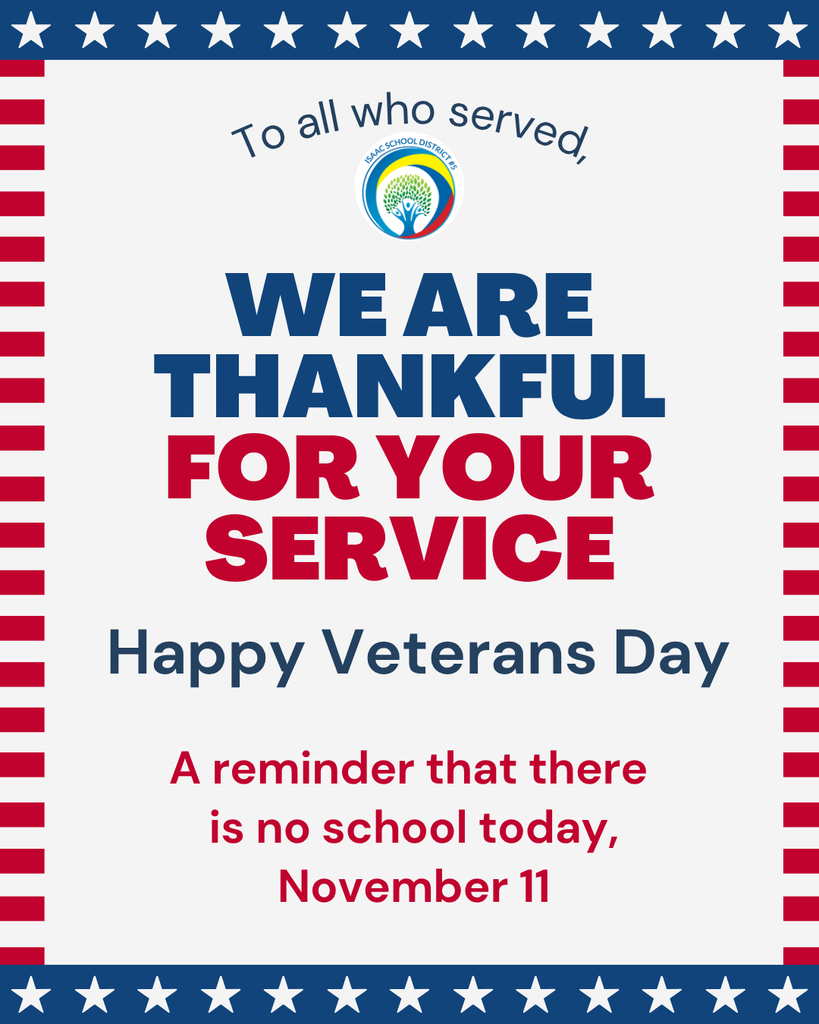 Veterans Day Announcement