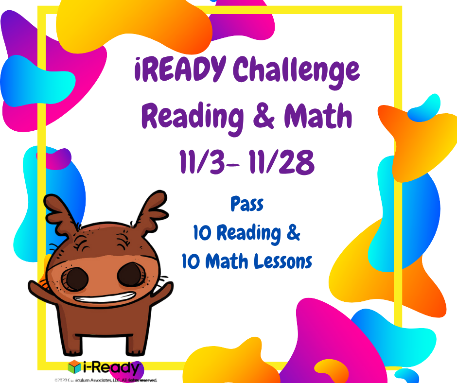 Butler School: All Butler students will be taking the iReady tests from December 1-12th.   Escuela Butler: Todos los estudiantes de Butler van a tomar las pruebas de iReady del 1-12 de diciembre.