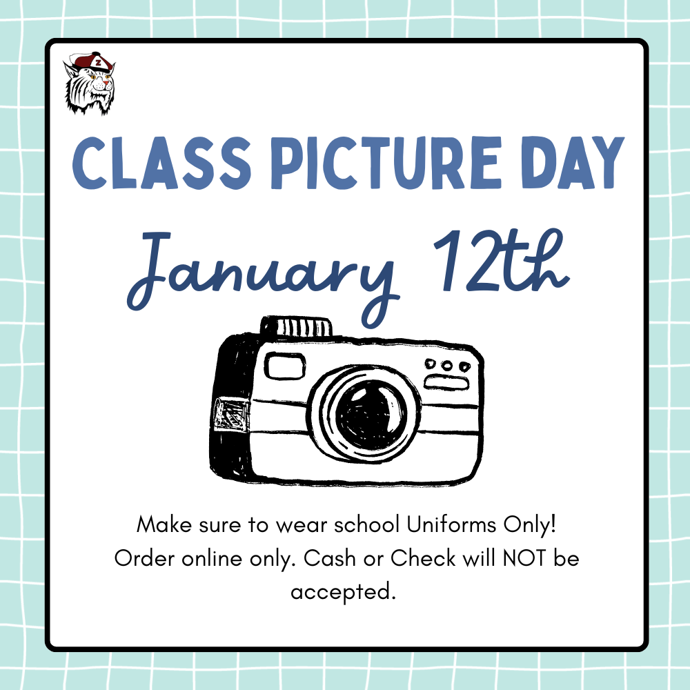 Class Picture day Jan 12th 