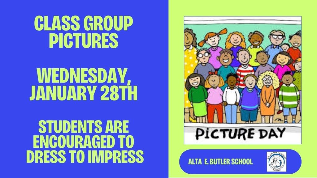 On Wednesday, January 28th, we will have Class Picture Day. Students are welcomed to dress to impress for Class Picture Day.  El miércoles, 28 de enero, tendremos el Día de la Fotografía de Grupo. Los estudiantes pueden vestirse para impresionar en el Día de la Fotografía de Grupo.