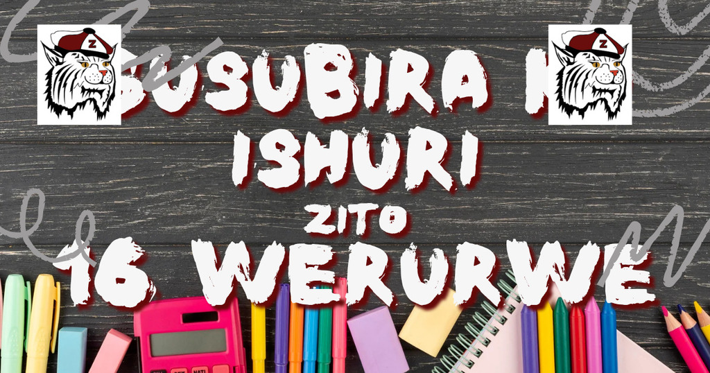 Welcome back to Zito school starts 7:30 a.m. March 16th