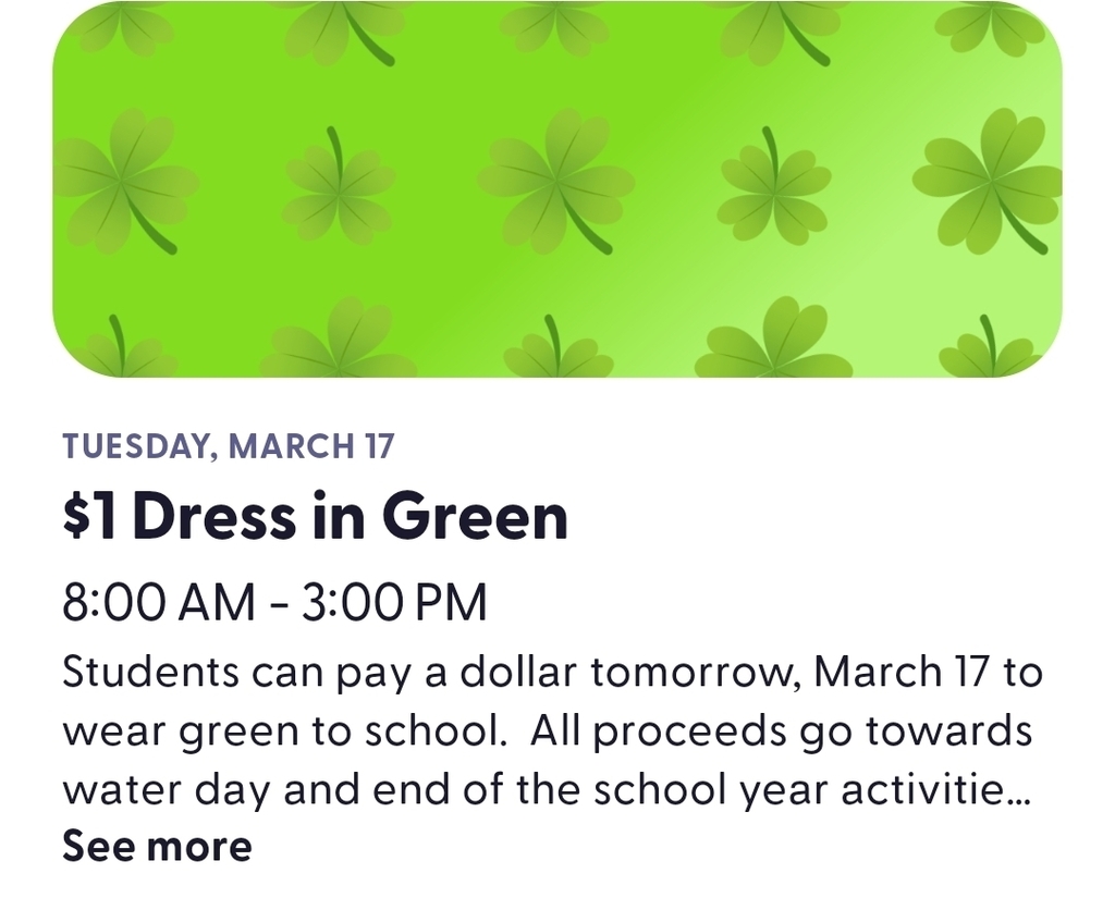 Pay one dollar to dress their way in green. 