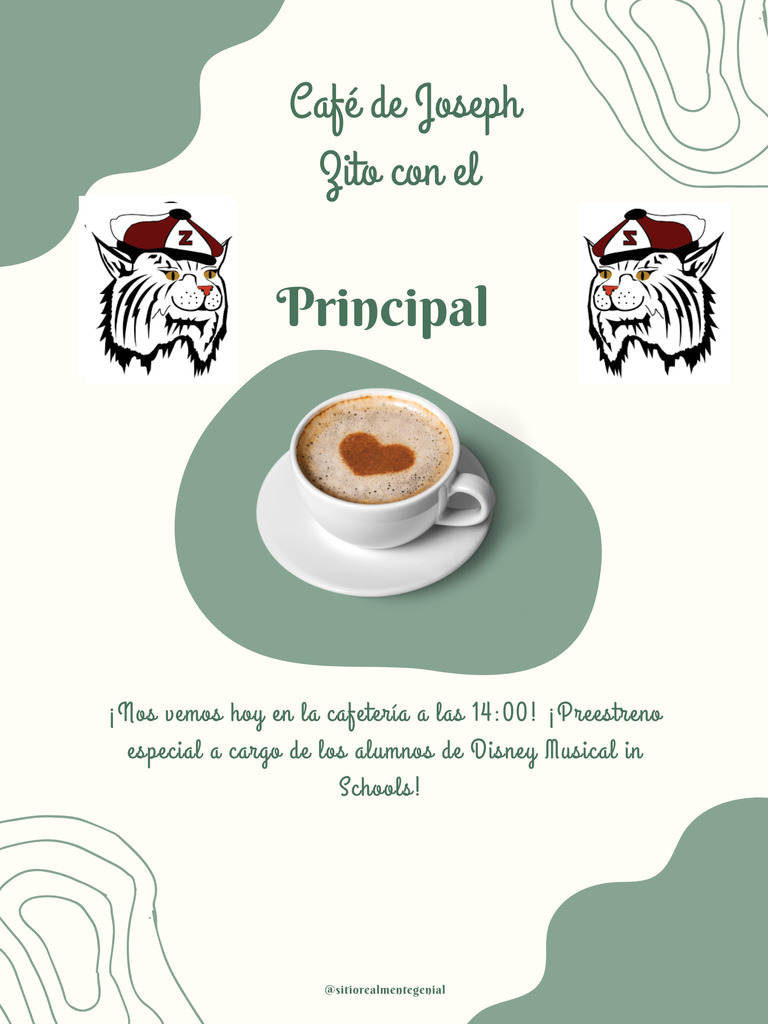 Coffee with the Principal 2:00pm