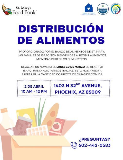 Food Distribucion De Alimentos Abril 2 a las 10 
