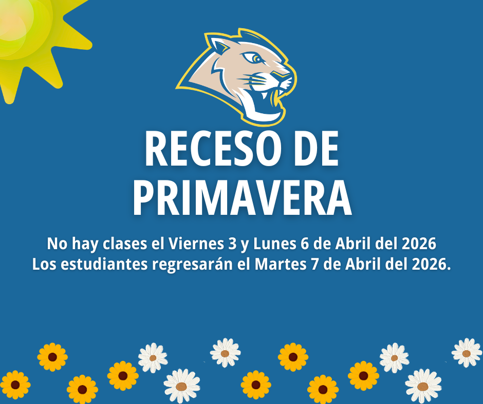 There are no classes on Friday April 3, and Monday April 6, 2026. Students will return on Tuesday April 7, 2026.