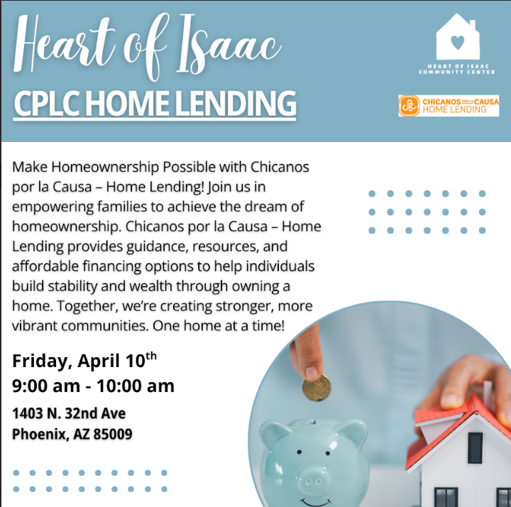 Parents are invited to the Home Lending Workshop by Chicanos por la Causa on Wednesday, April 10 from 9:00–10:00 a.m. 📍 Join us in the Parent Room / Work Room at Mitchell (next to the school office). 🏡 Learn how to achieve your financial goals and explore home lending opportunities. 💻 Can’t attend in person? Join here:  🔗 meet.google.com/epe-tycv-jwm Los padres están invitados al Taller de Préstamos para Vivienda ofrecido por Chicanos por la Causa el miércoles 10 de abril de 9:00 a 10:00 a.m. 📍 Los esperamos en el Parent Room / Work Room de la escuela Mitchell (junto a la oficina). 🏡 Conozca cómo alcanzar sus metas financieras y explore oportunidades para adquirir vivienda. 💻 ¿No puede asistir en persona? Conéctese aquí: 🔗 meet.google.com/epe-tycv-jwm
