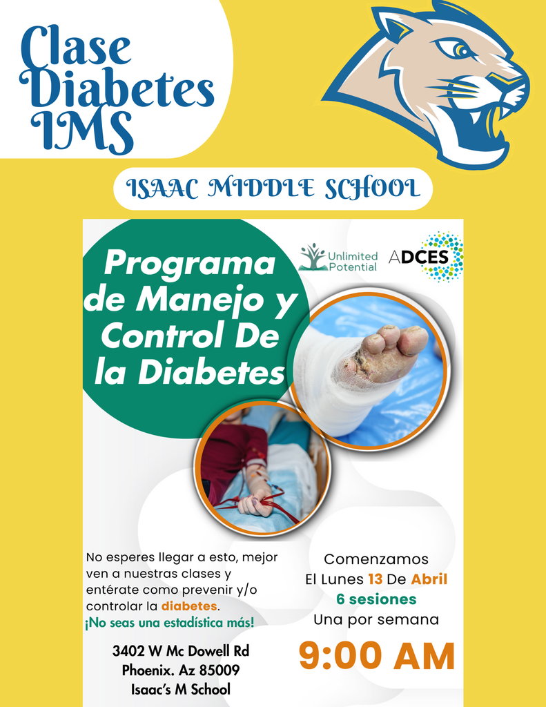 Education that changes lives 💡 Diabetes classes begin this Monday