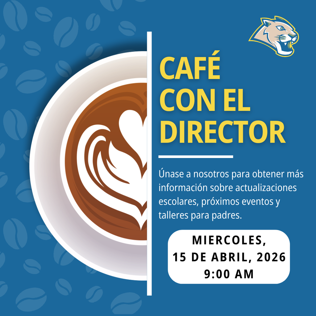 Coffee with the Principal: We look forward to seeing you!