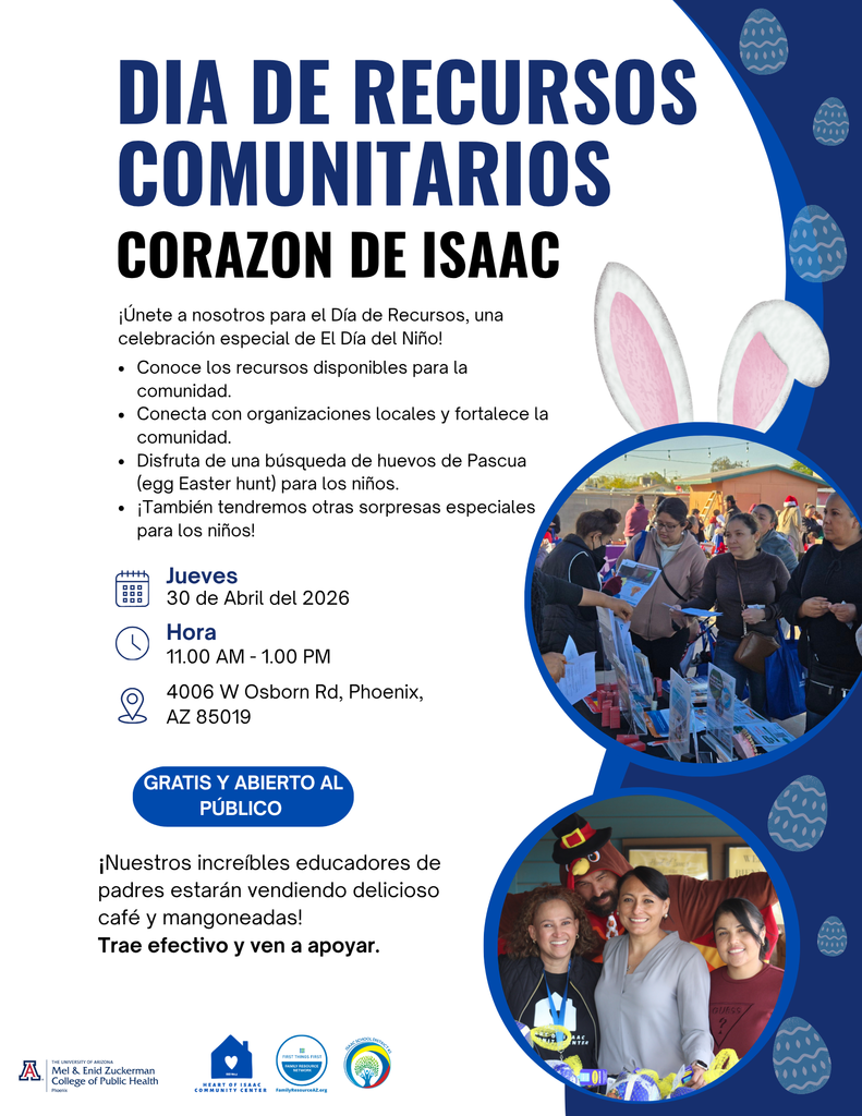 You’re invited to our Resource Day! Come learn about the services and support available for our community. Check the flyer for all the details. We look forward to seeing you!