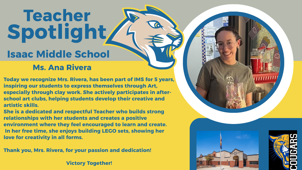 Today we highlight Mrs. Rivera, our dedicated art teacher. With her passion for creativity, she inspires students to express themselves, explore, and develop their artistic skills every day. 🎨