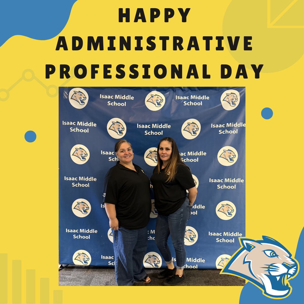 Today we celebrate National Administrative Professionals Day by recognizing two very important members of our school: Martha Ramos and Erica Carrera. 🌟  Thank you for your dedication, organization, and the incredible support you provide every day to our students, families, and staff. Your work is essential to keeping everything running smoothly.  We truly appreciate all that you do for our school community!