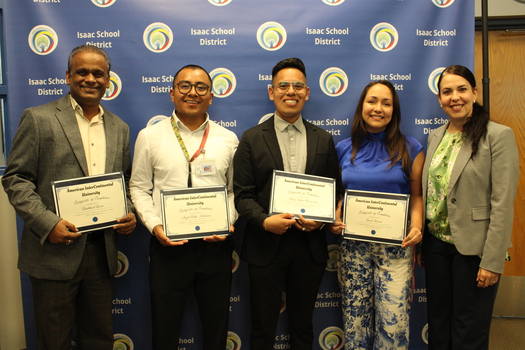 American Intercontinental University Graduates with Dr. Lily Mesa-Lema