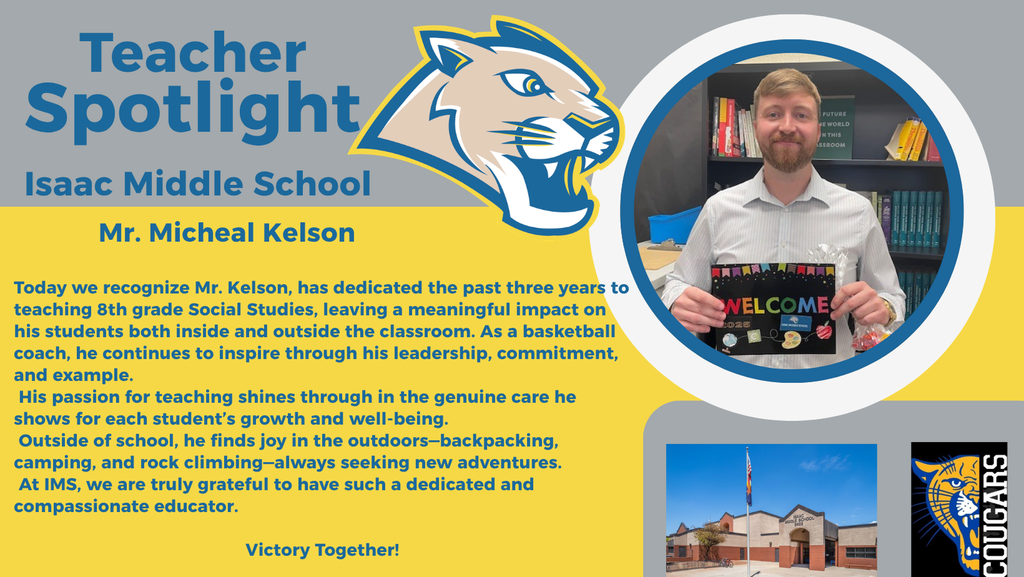 Mr. Kelson has dedicated the past three years to teaching 8th grade Social Studies, leaving a meaningful impact on his students both inside and outside the classroom. As a basketball coach, he continues to inspire through his leadership, commitment, and example. His passion for teaching shines through in the genuine care he shows for each student’s growth and well-being. Outside of school, he finds joy in the outdoors—backpacking, camping, and rock climbing—always seeking new adventures. At IMS, we are truly grateful to have such a dedicated and compassionate educator.
