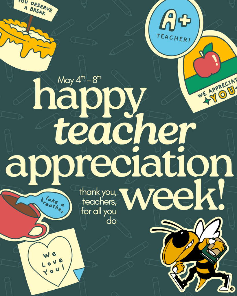 Happy teacher appreciation week. May 4th to 8th. Thank you teachers for all you do
