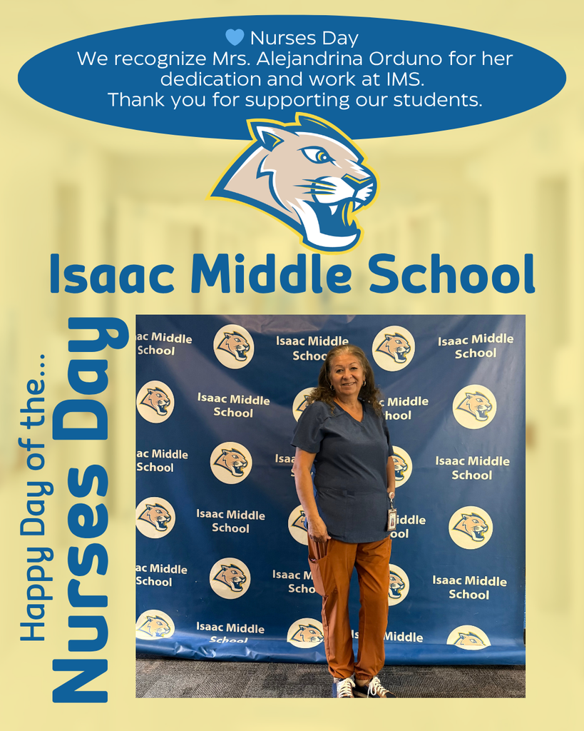 💙 Día de la Enfermera Gracias, Mrs. Alejandrina Orduno, por tu dedicación y cuidado en IMS.  💙 Nurses Day Thank you, Mrs. Alejandrina Orduno, for your dedication and care for our IMS community.