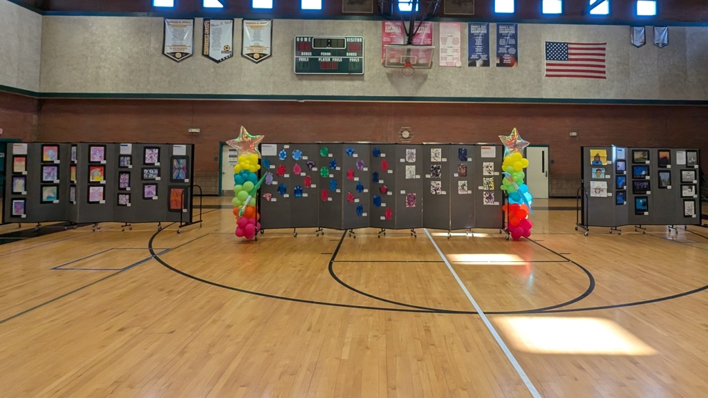 art on display at the art show