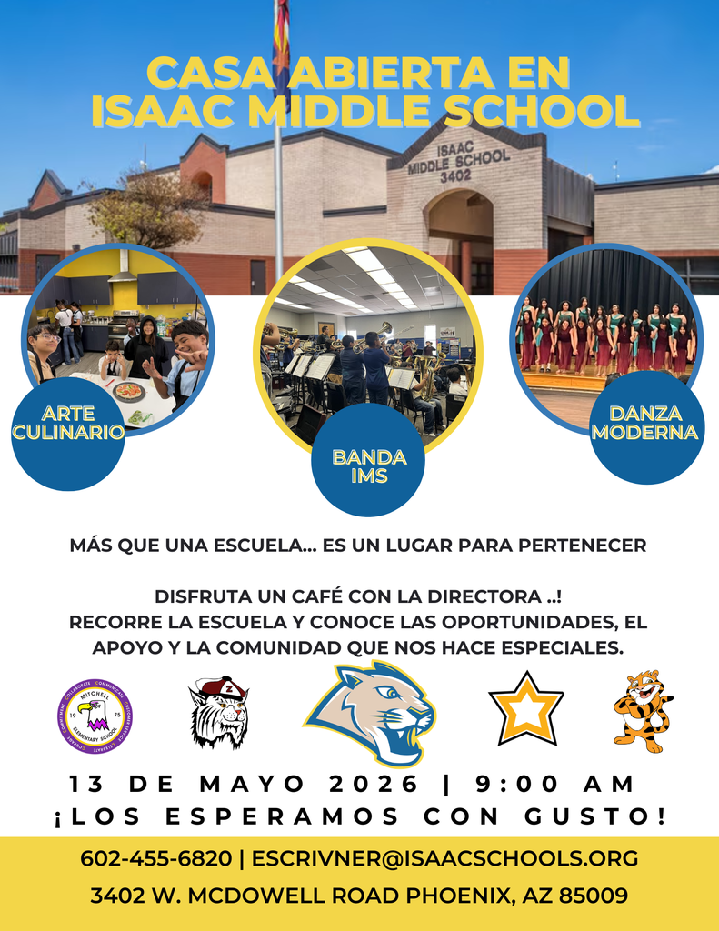 ☕ Join us for Coffee with the Principal!  Mrs. Erica Scrivner invites you this Wednesday, May 13 at 9:00 a.m. to explore our campus, connect with our school community, and discover what makes our school unique.  All families are welcome!