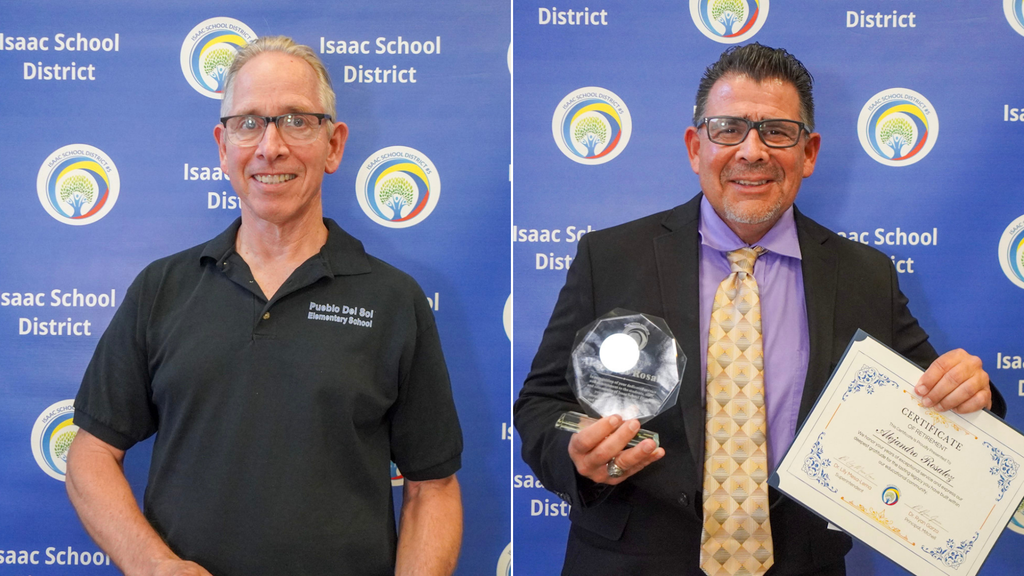 Photos of retirees at the Retirement Ceremony