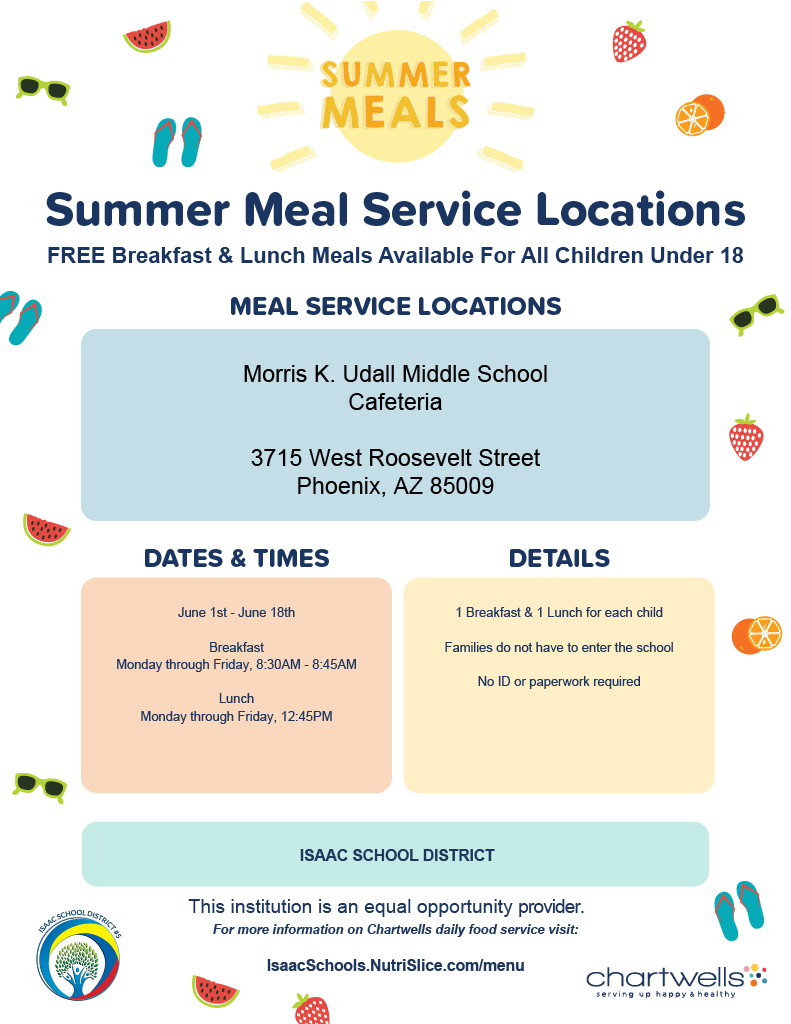 MKU Summer Meal Service Locations