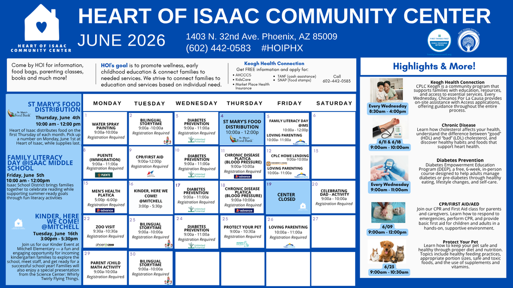 June Calendar