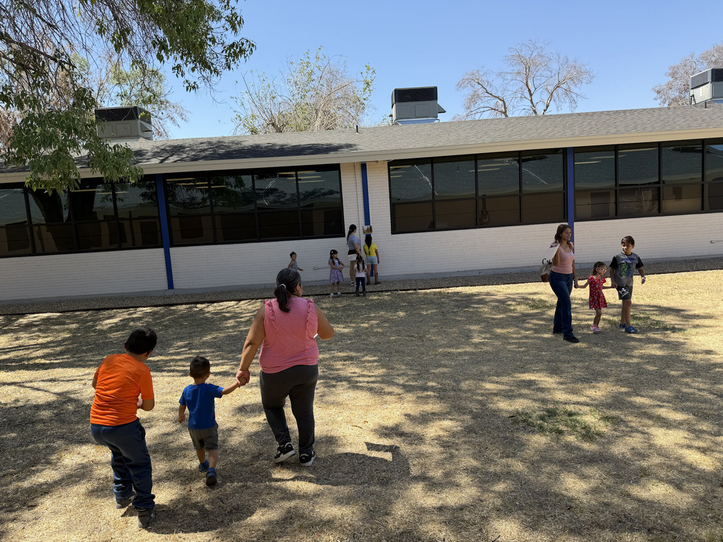 Families walking around at Alta E Butler
