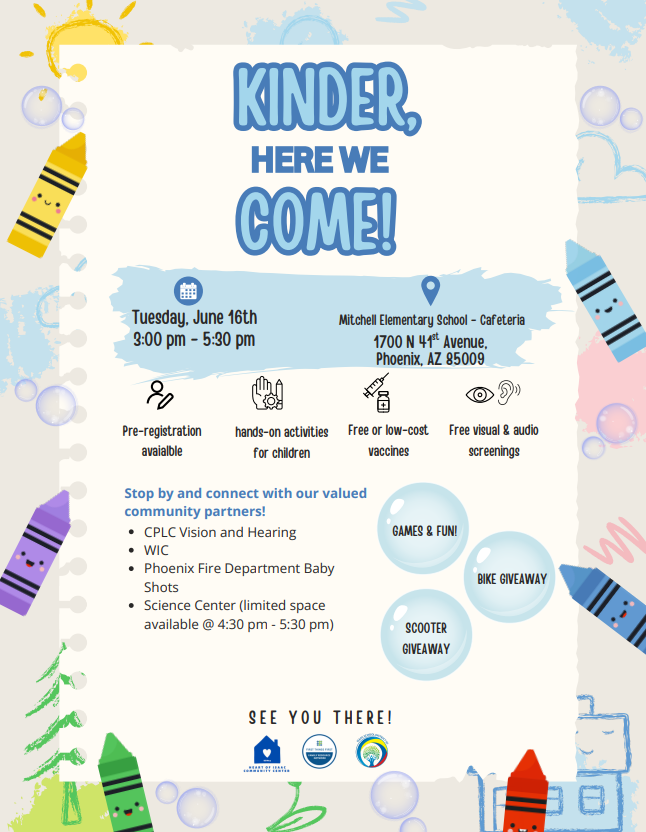Kindergarten Pre Registration June 16th 3:00- 5:30
