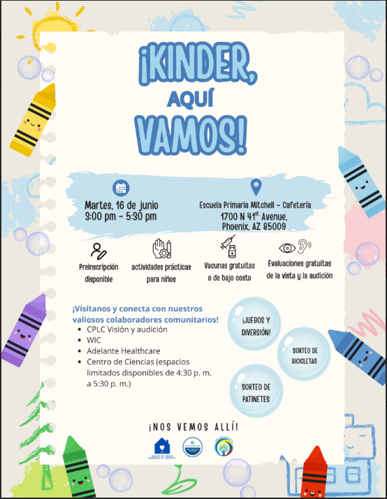 Kinder Here we come... Event at Mitchel Elementary 
