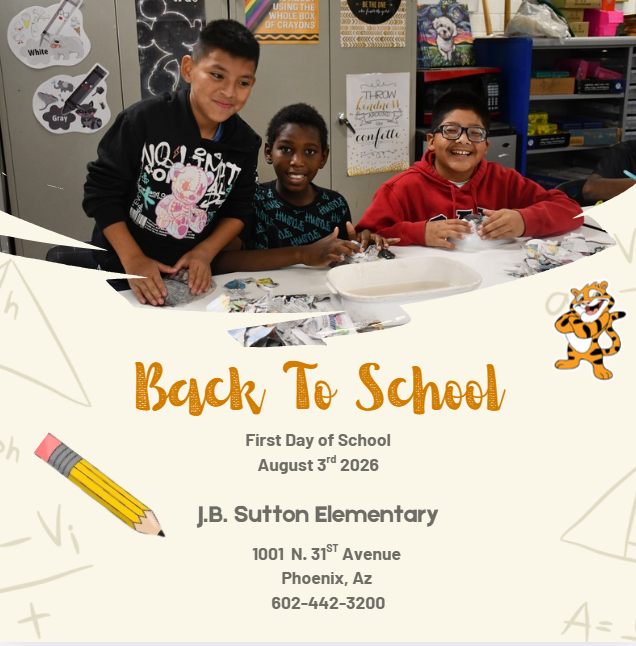Back to School First day August 3rd 2026