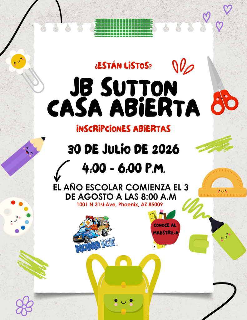 Open house in Spanish July 30th 4:00 to 6:00pm