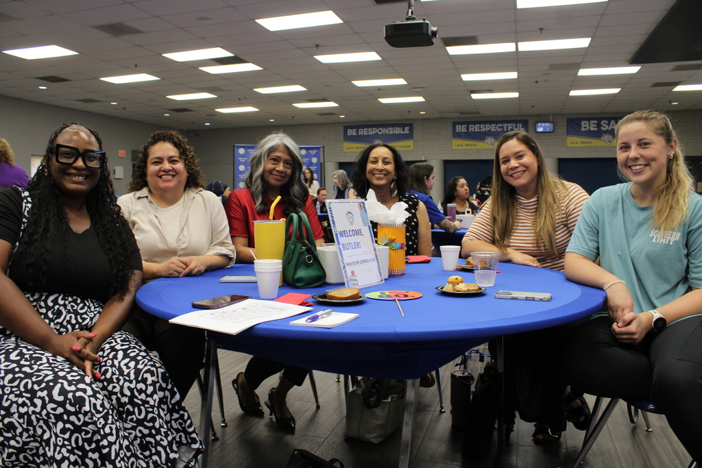 Butler New Staff Orientation Staff Members at their table