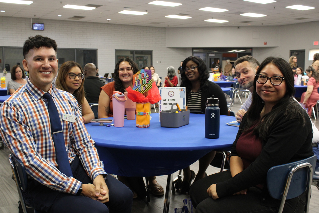Mitchell  New Staff Orientation Staff Members at their table