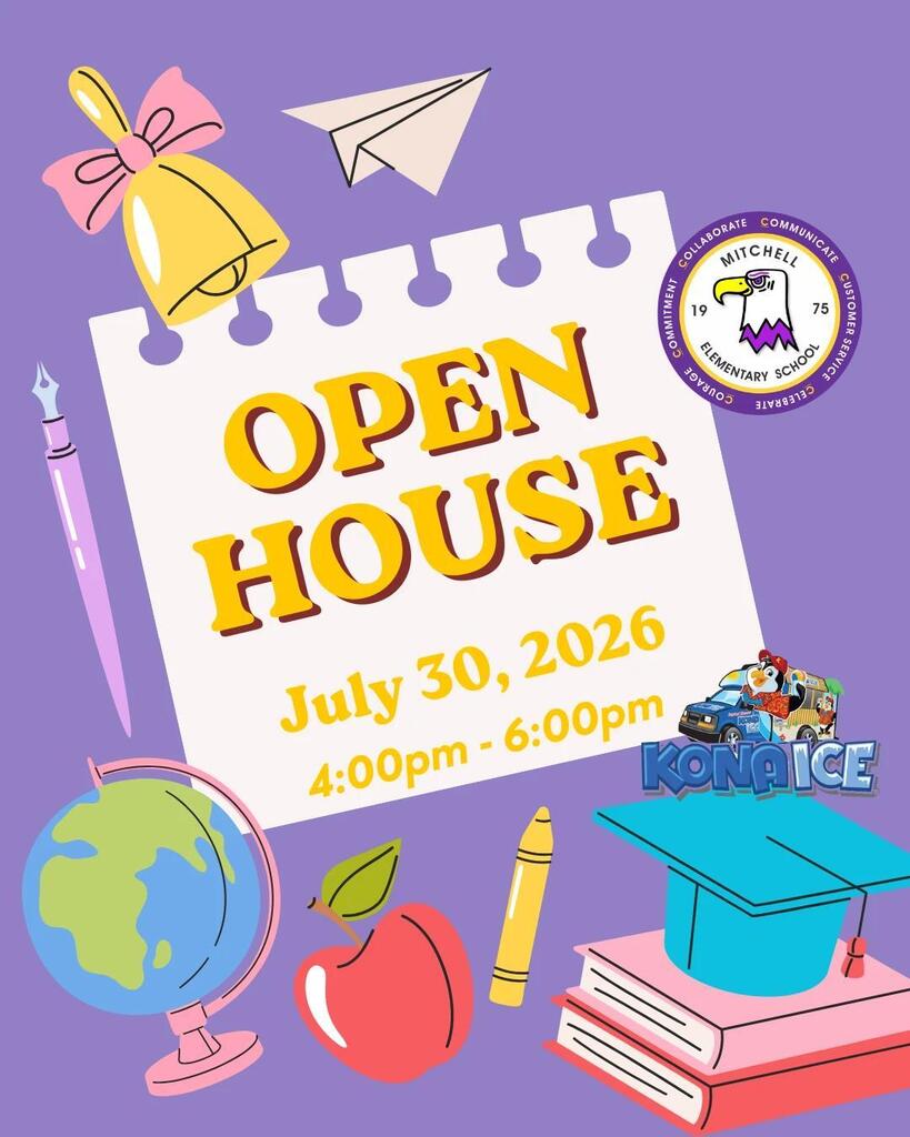 Open house; Julu 30, 2026; 4-6 PM