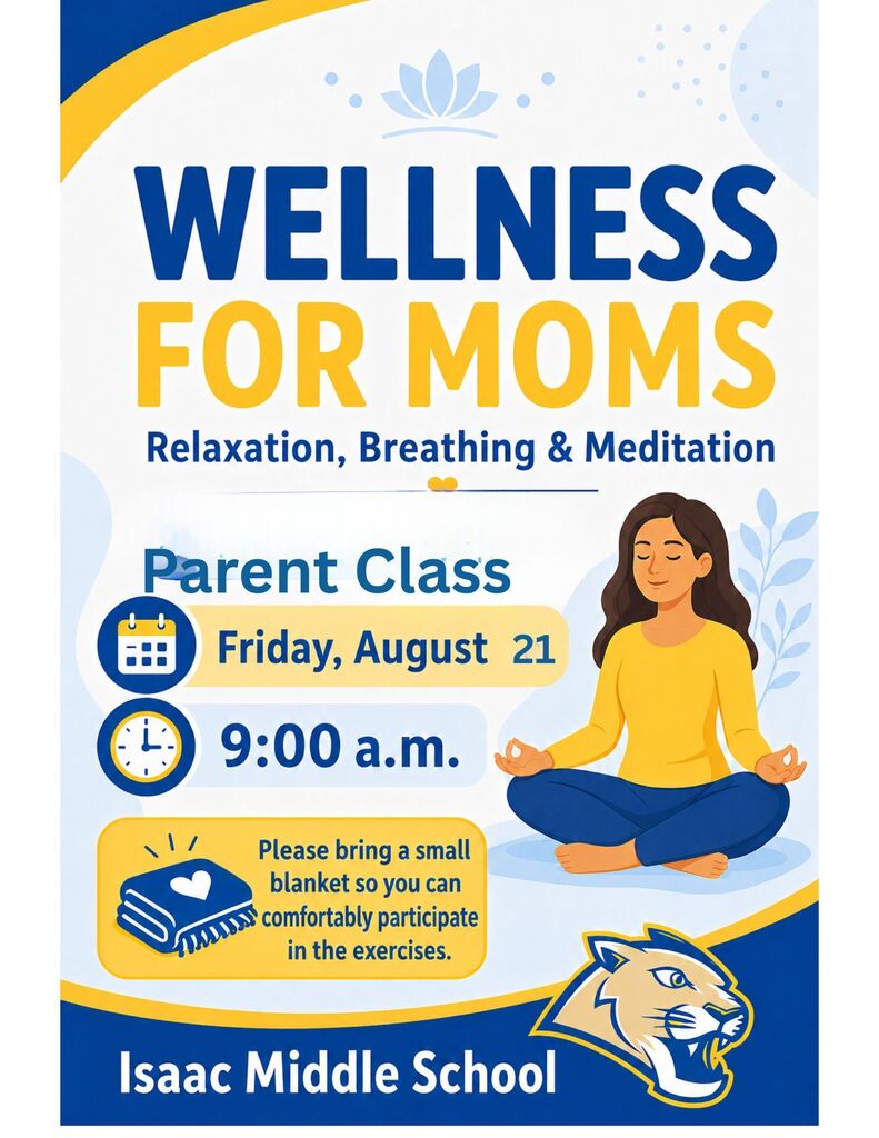 ¡Regálate un momento para ti! 🧘♀️💙 Te esperamos mañana a las 9:00 a. m. en nuestra clase de bienestar, relajación y meditación. ¡No olvides traer una cobijita! ---------------- Take a moment for yourself! 🧘♀️💙 Join us tomorrow at 9:00 a.m. for our wellness, relaxation, and meditation class. Don’t forget to bring a small blanket!