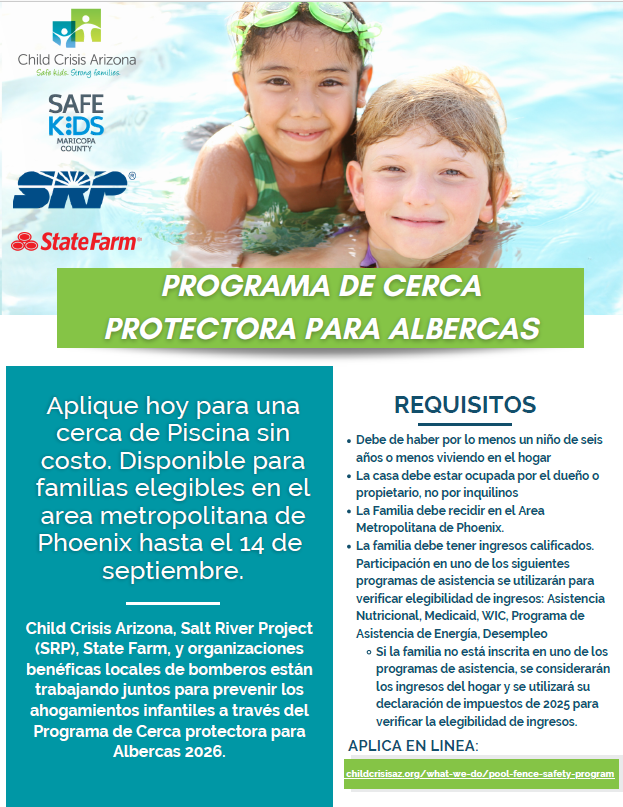 Program for a free fence around pool